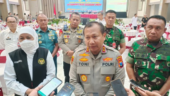 Antisipasi Tingkat Kerawanan Jelang Nataru, Forkopimda Jatim Gelar Rakor Operasi Lilin Semeru 2022