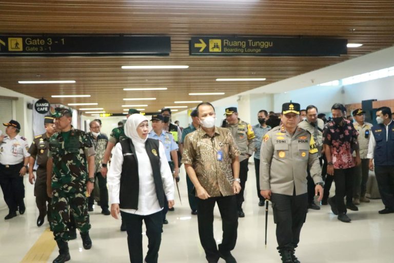 Hadapi Libur Nataru, Forkopimda Jatim Cek Kesiapan Moda Transportasi, Pelabuhan, Bandara dan Terminal Purabaya