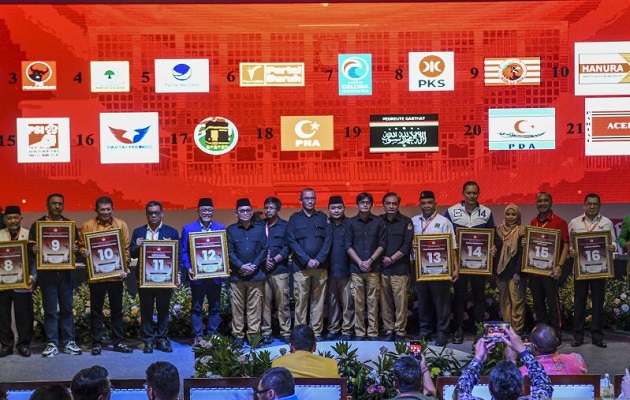 Nomor Urut Partai Politik Peserta Pemilu 2024