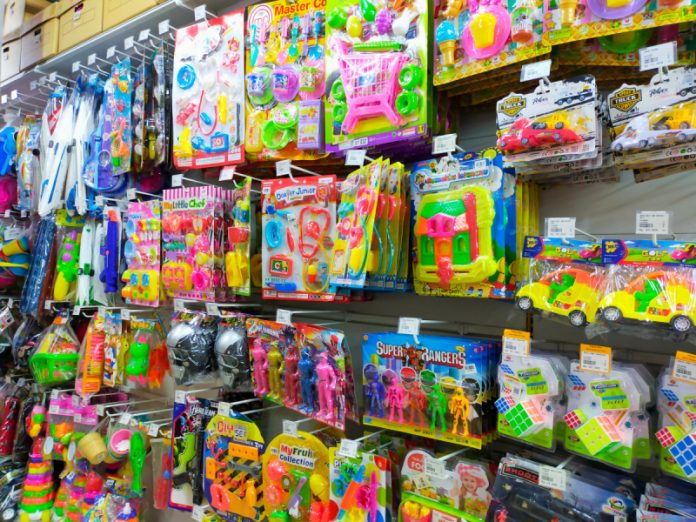 ilustrasi toko mainan