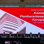 konferensi pers Kinerja KPK Tahun 2022 di Gedung Merah Putih KPK, Jakarta Selatan (27/12/2022).