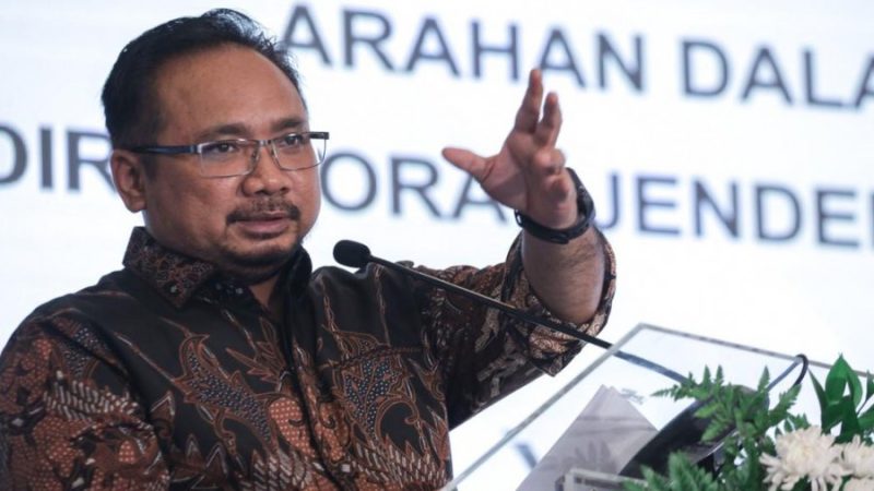 Menteri Agama Yaqut Cholil Qoumas