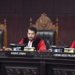 Ketua Majelis Hakim Mahkamah Konstitusi (MK) Anwar Usman.