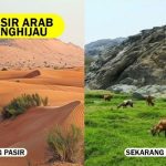 Pegunungan di Mekkah Arab Saudi Menghijau, Isu Pertanda Kiamat Kembali Viral.