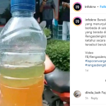 Pertalite yang tercampur air