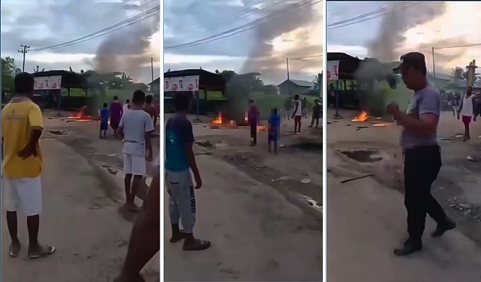 Wanita Dibakar Hidup-hidup