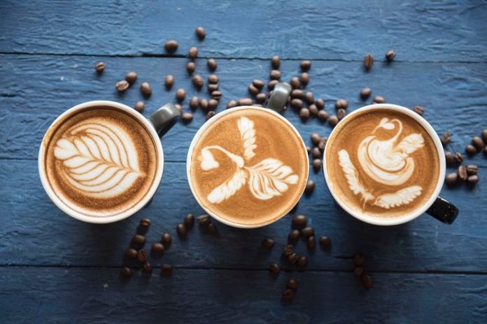 ilustrasi cafe latte