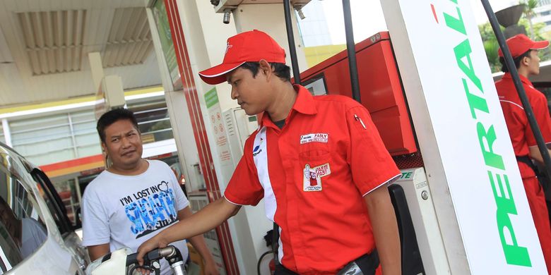 ilustrasi SPBU Pertamina
