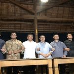 Tim kecil bakal Koalisi Perubahan dari Partai Demokrat, PKS, dan perwakilan Anies menggelar konferensi pers di kawasan Soekarno-Hatta, Tangerang (30/01/2023).