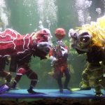 Pertunjukan barongsai dalam air di Sea World yang akan berlangsung pada 12-14 Februari 2021 pukul 13:00 WIB.