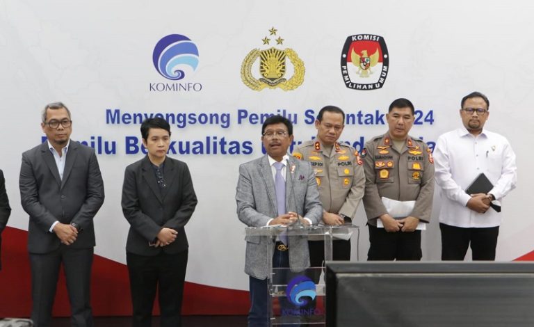 Jelang Pemilu 2024, Kemenkominfo Tutup Ribuan Konten Hoaks Politik