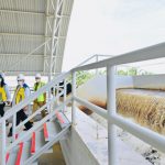 Presiden Joko Widodo meresmikan sistem penyediaan air minum (SPAM) regional Durolis (Dumai-Rokan Hilir-Bengkalis) (05/01/2023) (Foto: Laily Rachev – Biro Pers Sekretariat Presiden)