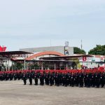 Lokasi HUT ke-50 PDIP di Jakarta International Expo (JIExpo), Kemayoran, Jakarta Pusat, Selasa (10/1/2023).