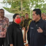 Menteri BUMN Erick Thohir dan Puan tinjau pembangunan RS Internasional Bali (16/01/2023).
