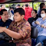 Menteri BUMN Erick Thohir mengajak Puan berkeliling KEK tinjau pembangunan RS Internasional Bali (16/01/2023).