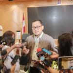 Kabag Pemberitaan KPK, Ali Fikri saat dijumpai awas media di kantornya, jalan kuningan Persada, jakarta selatan (16/1/2023).