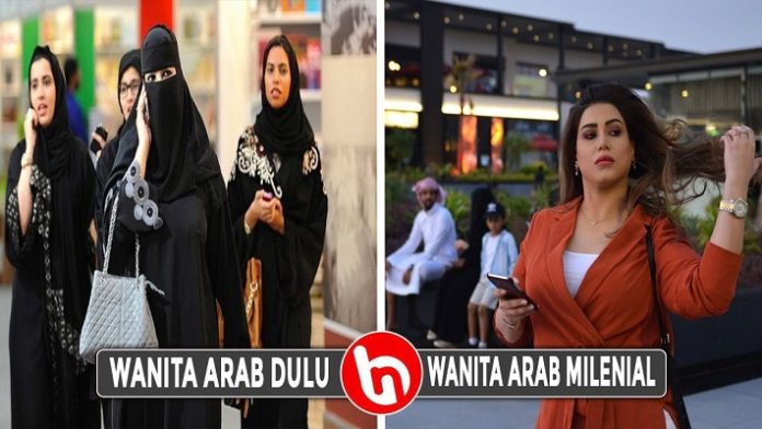 Wanita Arab Saudi Buka Cadar