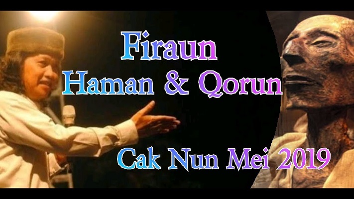 Video Cak Nun Sebut Indonesia Dipimpin Fir'aun