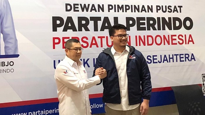 Eks Ketua Partai Solidaritas Indonesia (PSI) DKI Jakarta, Michael Victor Sianipar resmi menyatakan bergabung di Partai Perindo.