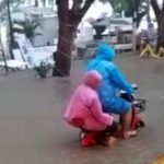 banjir di kawasan wisata Gili Trawangan Lombok