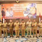 Bimbingan Teknis Laporan Penyelenggaraan Pemerintahan Daerah (LPPD) Kota Makassar Tahun 2023 di Hotel Acacia, Jakarta (8/2/2023).