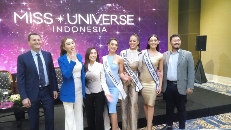 Acara peluncuran Miss Universe Indonesia di Nusa Dua, Badung, Bali (21/2/2023).