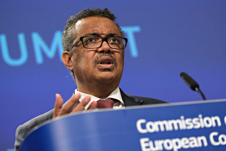 Direktur Jenderal Organisasi Kesehatan Dunia (WHO) Tedros Adhanom Ghebreyesus