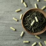 ilustrasi suplemen teh hijau