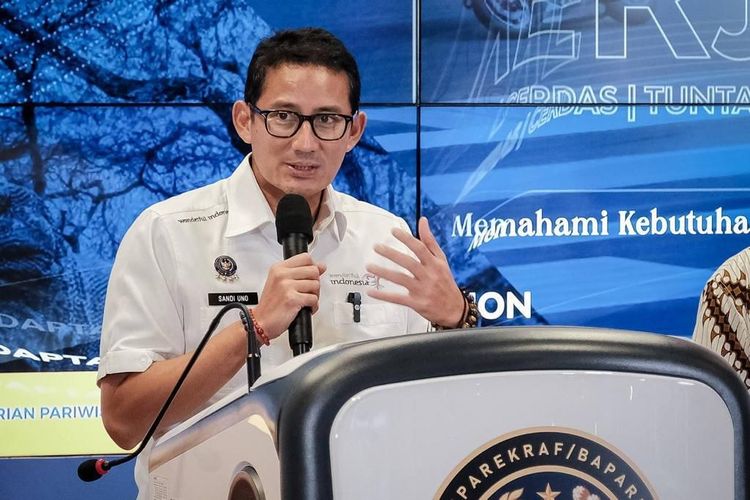 Menteri Pariwisata dan Ekonomi Kreatif Sandiaga Uno