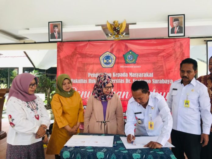 FH Unitomo Melaksanakan Penyuluhan Perlindungan Hukum Bagi Korban KDRT