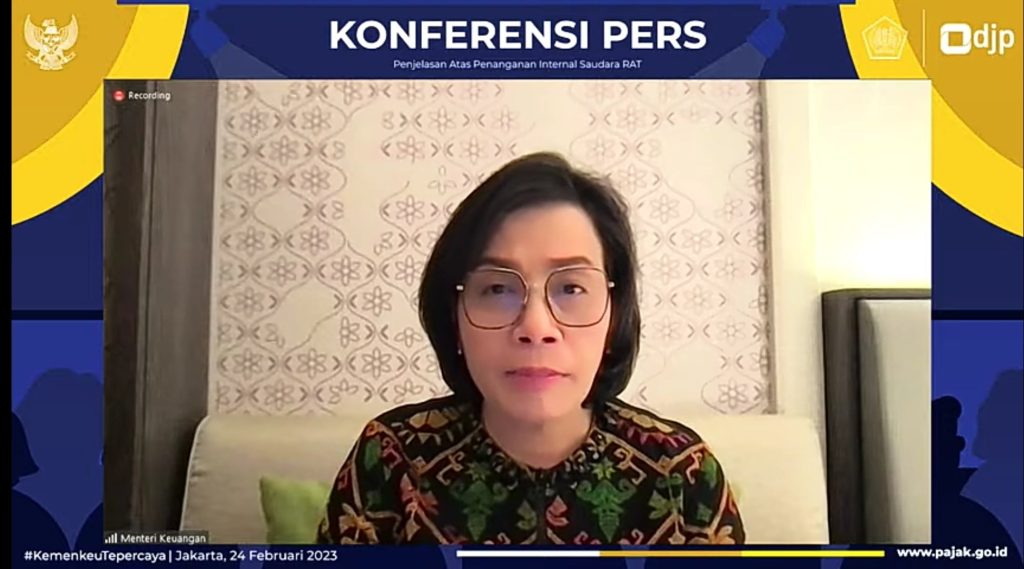 Menteri Keuangan Sri Mulyani