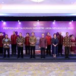 Presiden Joko Widodo menghadiri Pertemuan Tahunan Industri Jasa Keuangan (PTIJK) Tahun 2023 di Hotel Shangri-La, Jakarta (6/2/2023) (Foto: Lukas – Biro Pers Sekretariat Presiden)