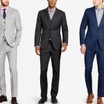 ilustrasi setelan jas pria