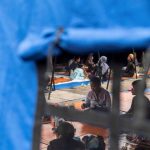 Pengungsi kebakaran Depo Pertamina Plumpang