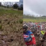 Komunitas Motor Trail Rusak Lahan Edelweis di Ranca Upas, Warganet Geram