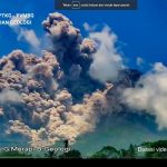 Gunung Merapi Erupsi Lagi, Abu Vulkanik Mengarah ke Barat Laut.