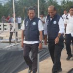 Menteri Kelautan dan Perikanan Sakti Wahyu Trenggono (Kiri) bersama Direktur Jenderal Perikanan Budidaya Tb Haeru Rahayu (Kanan)