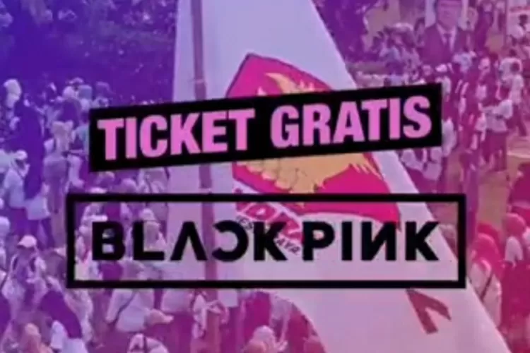 Partai Gerindra Bagi-bagi Tiket Konser Blackpink