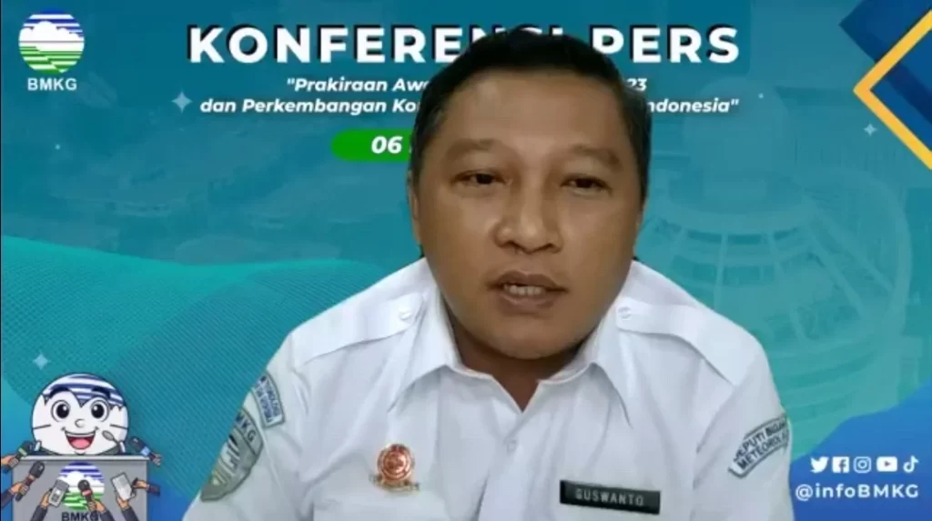 Deputi Meteorologi BMKG Guswanto