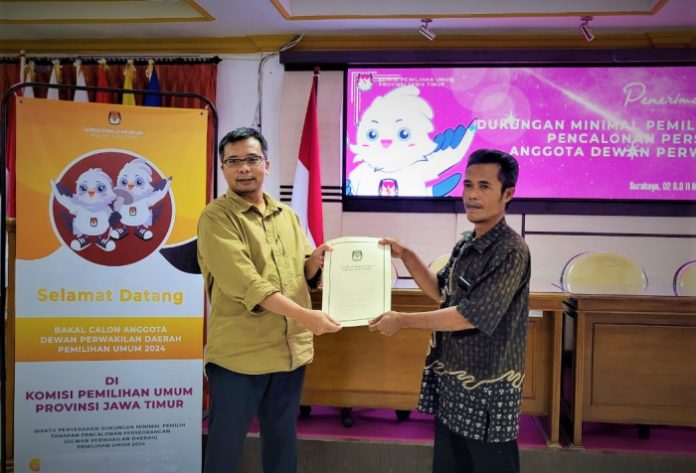 Resmi ditutup, KPU Jatim Terima 14 Berkas Dokumen Perbaikan Anggota Bacalon DPD