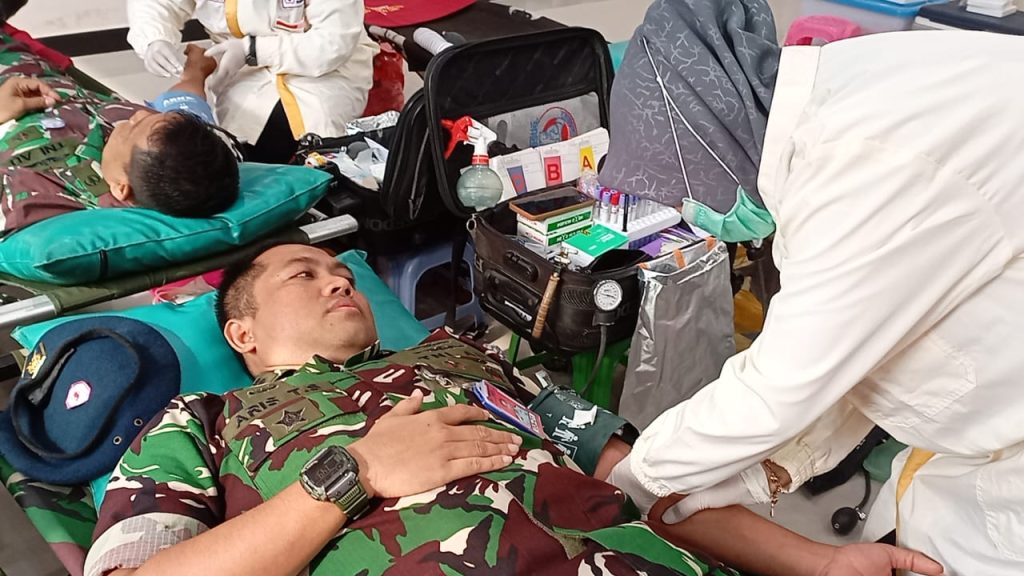Semarakan HUT TNI AU ke-77, Lanul Muljono Gelar Kegiatan Donor Darah