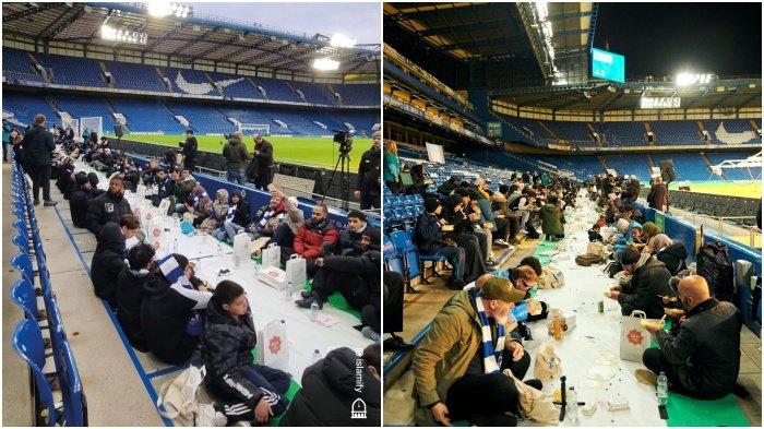 Suasana Buka Puasa di Stamford Bridge, Kandang Chelsea (26/3/2023).
