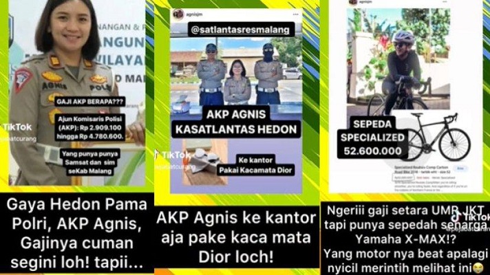 Viral AKP Agnis Juwita Manurung Pamer Barang