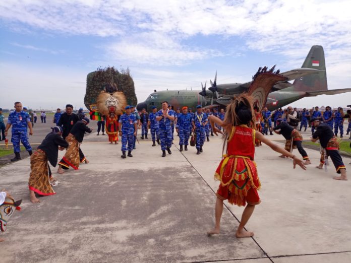 Komandan Lanud Muljono Sambut Kedatangan Pasis Seskoau Angkatan Ke-60
