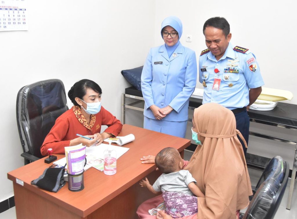 Sukseskan Program Kesehatan Pemerintah, Danlanud Muljono Hadiri Sosialisasi Stunting RSAU Soemitro