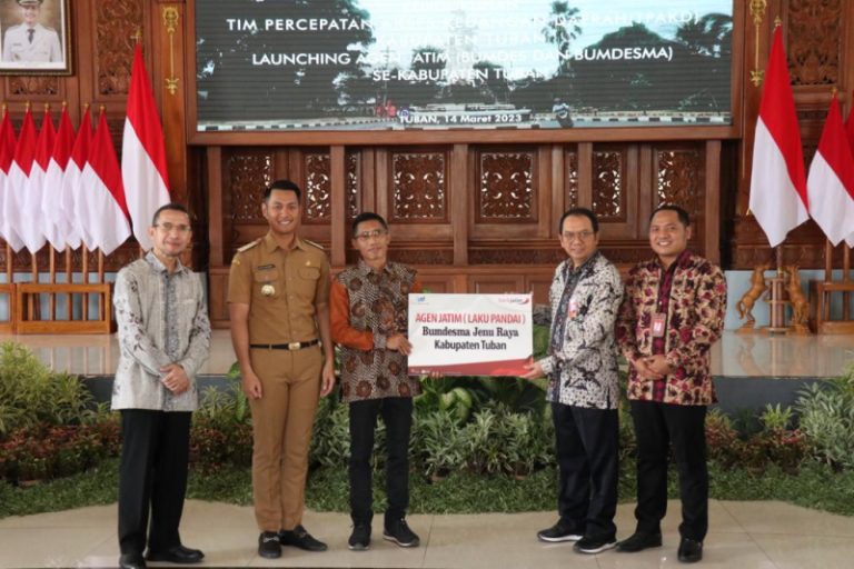 Bank Jatim dan Pemkab Tuban Bersinergi Launching Agen Jatim