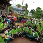 Kegiatan penanaman dan penghutanan yang dilakukan oleh kelompok KEPUH dan KTH KEPUH. Foto : Fio Atmaja