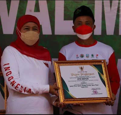 Meraih Juara 1 Tingkat Nasional Lomba Wana Lestari kategori Kelompok Tani Hutan (KTH). Foto : Kelompok Kepuh dan KTH Kepuh