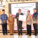 Bank Jatim Peduli Berikan Bantuan CSR Pembangunan Gapura Perbatasan Kabupaten Magetan