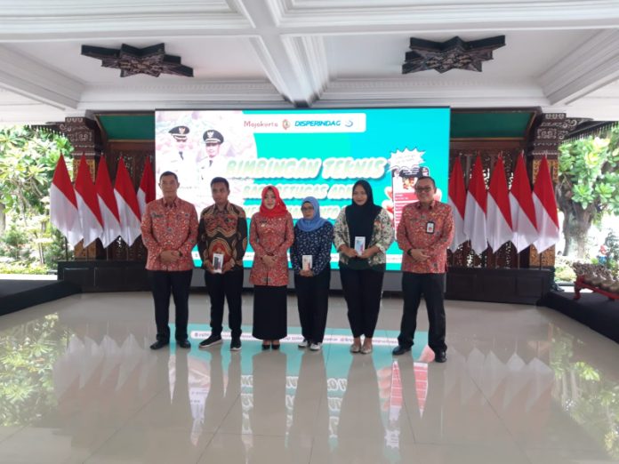 Acara bimtek bagi petugas admin sinergi smart info harga, (9/2/2023) bulan lalu. Foto : Disperindag Kabupaten Mojokerto